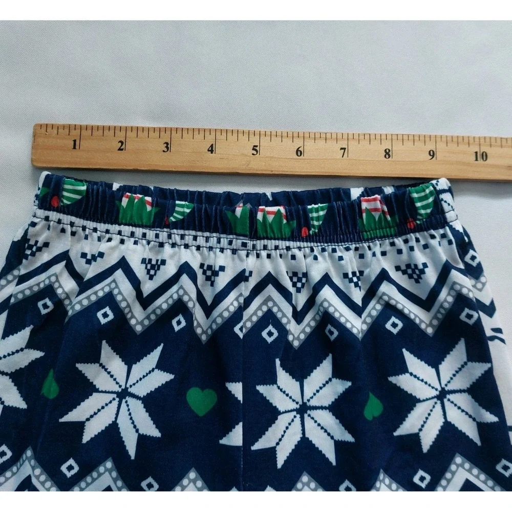 PatPat  Kids Pajama Set Christmas Two Piece Navy White Size 3 -‎ 4